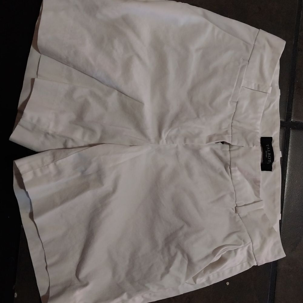 Talbots White Dress Shorts with Pockets